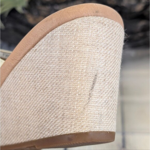 UGG Solena Laser Cut Leather Wedge Sandals - Picture 7 of 8